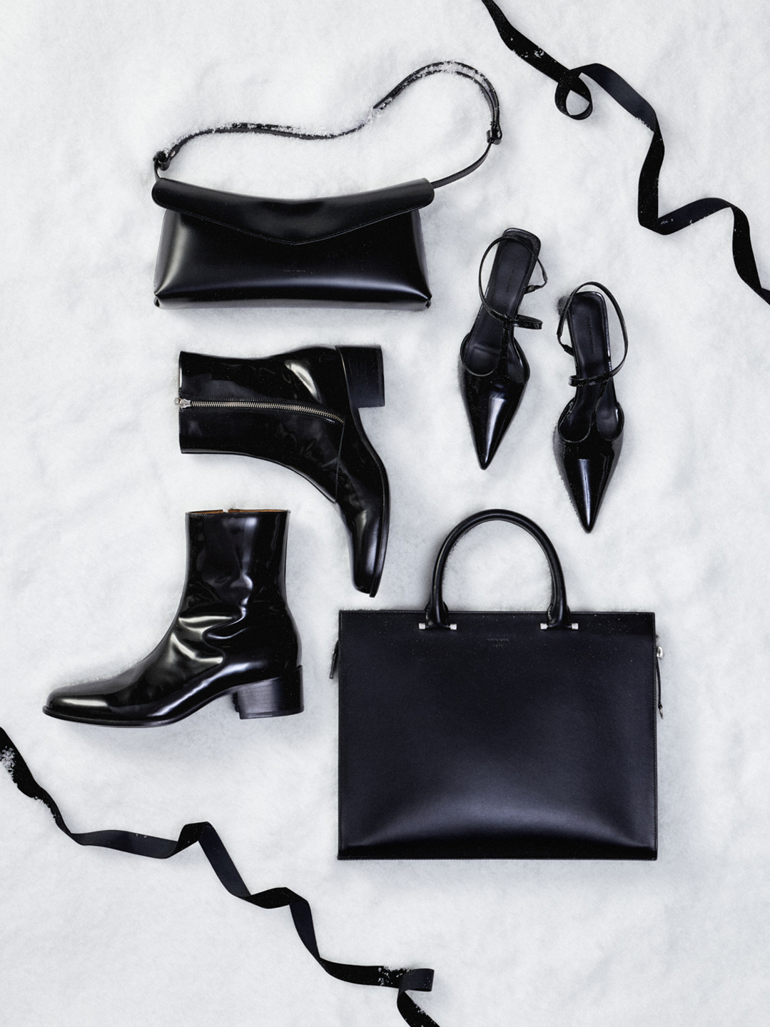 Tiger of Sweden Gift Guide - Black shoes, Bag & Briefcase
